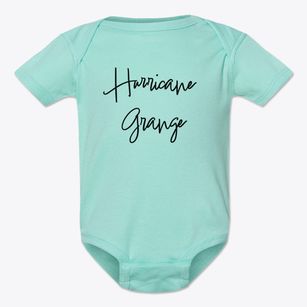 Hurricane Grange Oregon Freestyle Baby Onesie