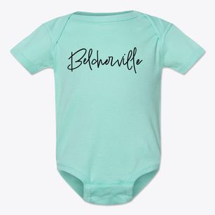 Belcherville Texas Freestyle Baby Onesie