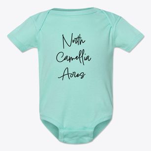 North Camellia Acres Virginia Freestyle Baby Onesie
