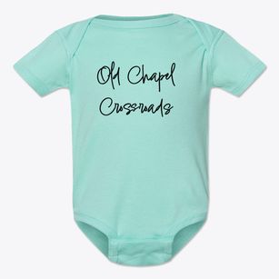 Old Chapel Crossroads North Carolina Freestyle Baby Onesie