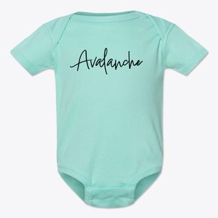 Avalanche Wisconsin Freestyle Baby Onesie