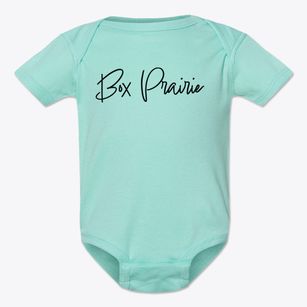 Box Prairie Colorado Freestyle Baby Onesie