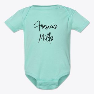 Francis Mills New Jersey Freestyle Baby Onesie
