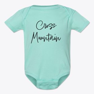 Cross Mountain Texas Freestyle Baby Onesie