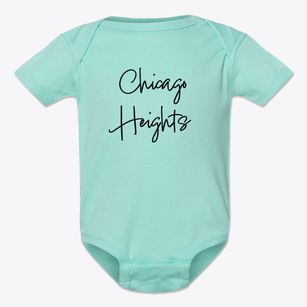 Chicago Heights Illinois Freestyle Baby Onesie