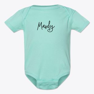 Manly Iowa Freestyle Baby Onesie