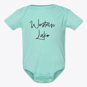 Western Lake Texas Freestyle Baby Onesie