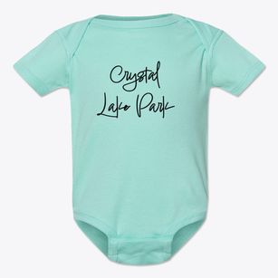 Crystal Lake Park Missouri Freestyle Baby Onesie