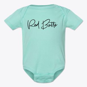 Red Butte Wyoming Freestyle Baby Onesie
