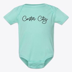 Custer City Oklahoma Freestyle Baby Onesie