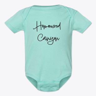 Homewood Canyon California Freestyle Baby Onesie