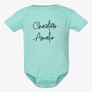 Charlotte Amalie Virgin Islands Freestyle Baby Onesie