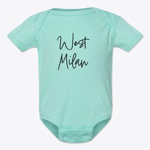 West Milan New Hampshire Freestyle Baby Onesie