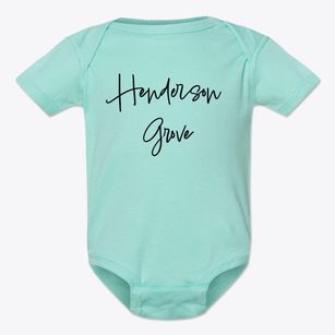 Henderson Grove Illinois Freestyle Baby Onesie