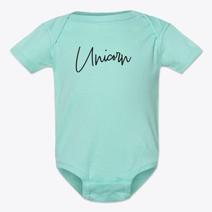 Unicorn Pennsylvania Freestyle Baby Onesie