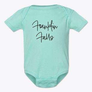 Franklin Falls New York Freestyle Baby Onesie