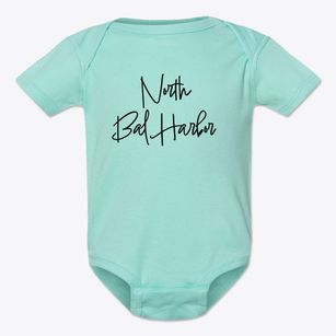 North Bal Harbor Florida Freestyle Baby Onesie