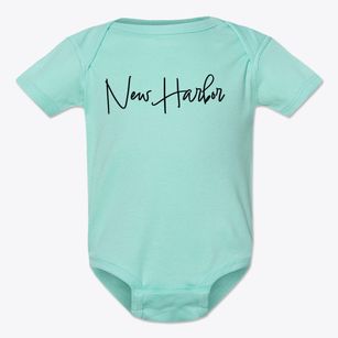 New Harbor Maine Freestyle Baby Onesie