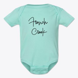 French Creek West Virginia Freestyle Baby Onesie