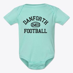 Danforth Missouri Football Baby Onesie