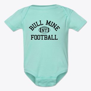 Bull Mine New York Football Baby Onesie