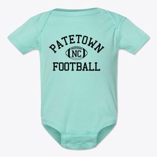 Patetown North Carolina Football Baby Onesie