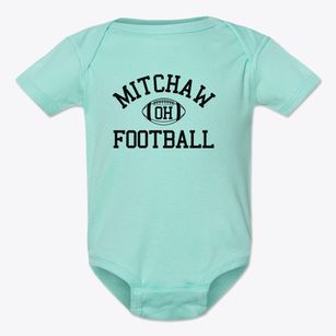 Mitchaw Ohio Football Baby Onesie
