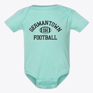 Germantown Ohio Football Baby Onesie