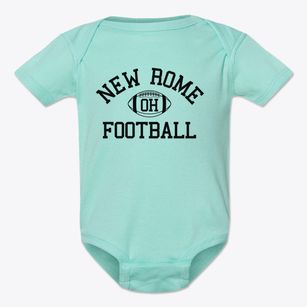 New Rome Ohio Football Baby Onesie