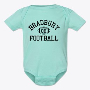 Bradbury Ohio Football Baby Onesie