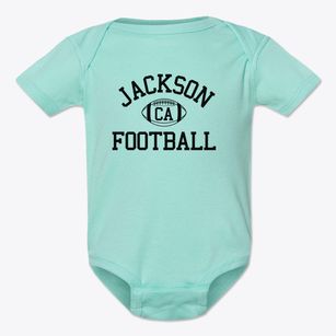 Jackson California Football Baby Onesie