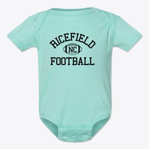 Ricefield North Carolina Football Baby Onesie