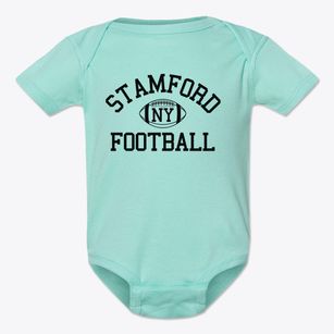 Stamford New York Football Baby Onesie