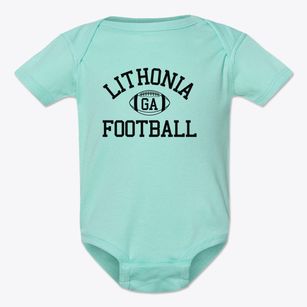 Lithonia Georgia Football Baby Onesie