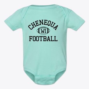 Chenequa Wisconsin Football Baby Onesie