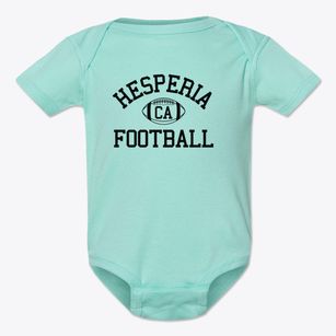 Hesperia California Football Baby Onesie