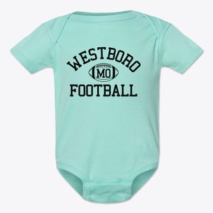 Westboro Missouri Football Baby Onesie