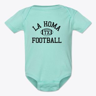 La Homa Texas Football Baby Onesie