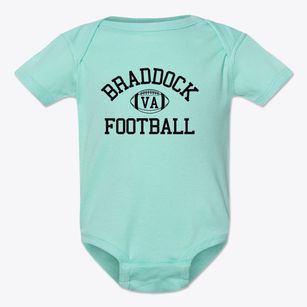 Braddock Virginia Football Baby Onesie
