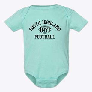South Highland New York Football Baby Onesie