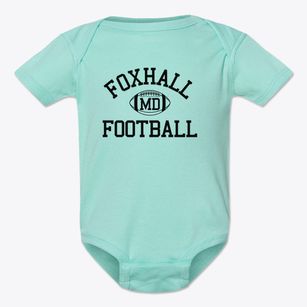 Foxhall Maryland Football Baby Onesie
