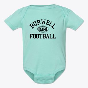 Burwell Minnesota Football Baby Onesie