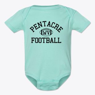 Pentacre West Virginia Football Baby Onesie