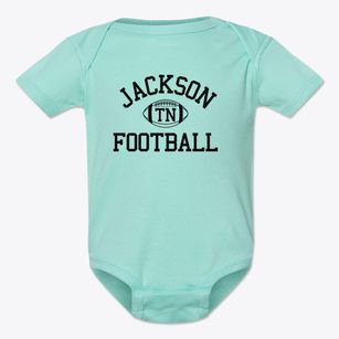 Jackson Tennessee Football Baby Onesie