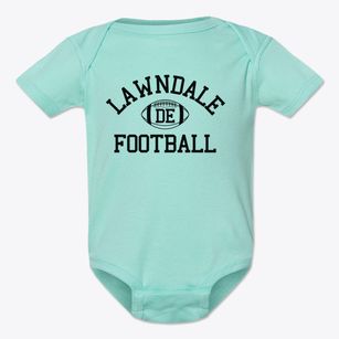 Lawndale Delaware Football Baby Onesie