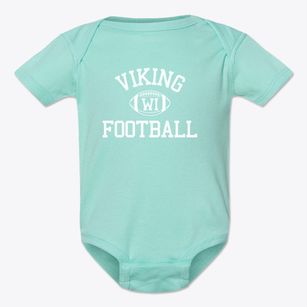 Viking Wisconsin Football Baby Onesie