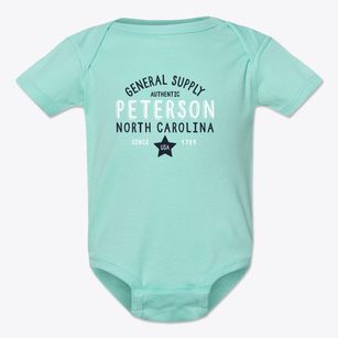 Peterson North Carolina General Supply Baby Onesie