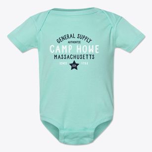 Camp Howe Massachusetts General Supply Baby Onesie