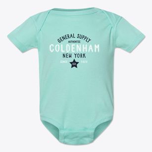 Coldenham New York General Supply Baby Onesie
