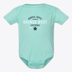 Bronze Boot Arizona General Supply Baby Onesie